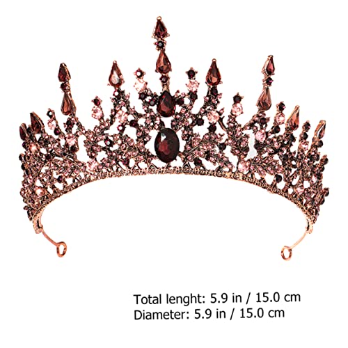 BAZEITFLOW Brautkrone Vintage Barock Hochzeit Haarschmuck Langlebige Prinzessin Tiara für Damen Braut Party Fotografie BAZEITFLOW Brautkrone Vintage Barock Hochzeit Haarschmuck Langlebige Prinzessin Tiara für Damen Braut Party Fotografie von BAZEITFLOW