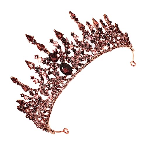 BAZEITFLOW Brautkrone Vintage Barock Hochzeit Haarschmuck Langlebige Prinzessin Tiara für Damen Braut Party Fotografie von BAZEITFLOW