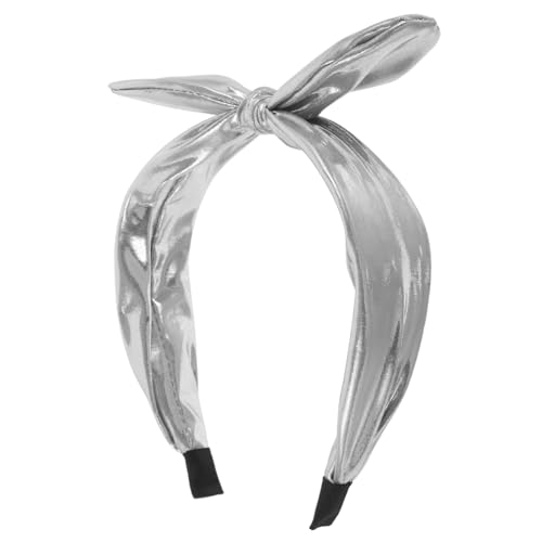 BAZEITFLOW Breites Glitzer Haarband mit Knoten und Schimmernder Schleife Modischer Haarschmuck für Frauen und Mädchen Komfortabel und Fest Sitzend Geeignet für Alltag Party und Festliche von BAZEITFLOW