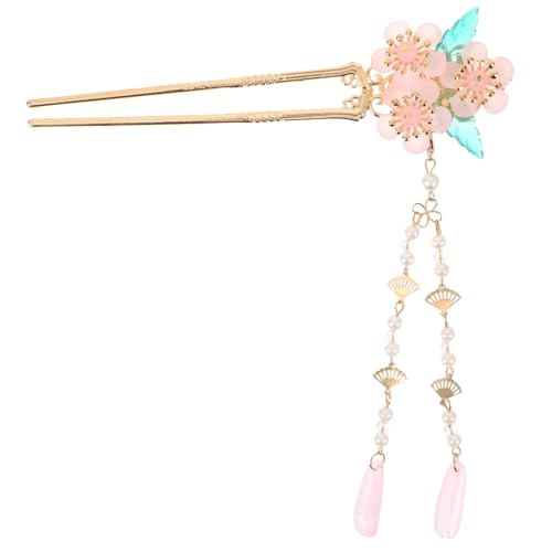 BAZEITFLOW Chinesische Haarnadel mit Langem Quaste Haarschmuck für Frauen Traditionelle Hanfu Haarstäbchen Dekorativ und Leicht Geeignet für Hochzeit Party Alltag und Festliche Anlässe von BAZEITFLOW