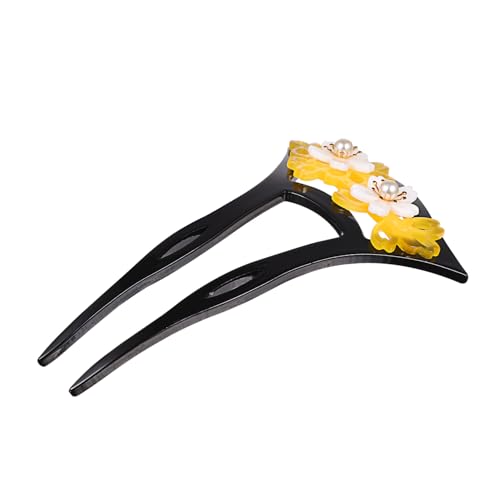 BAZEITFLOW Chinesischer Haarschmuck U Förmiger Haarstab Retro Haarspange für Frauen Vintage Haarnadel für Mitteldickes Langes Haar Geeignet von BAZEITFLOW