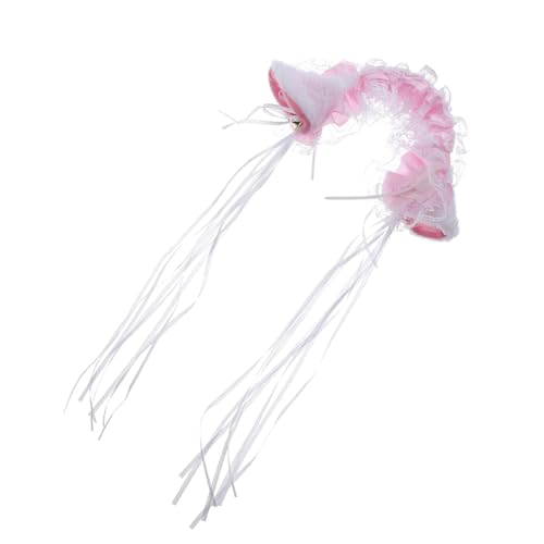 BAZEITFLOW Cosplay Stirnband Katzenohren mit Glocken Niedliches Party Haarband für Frauen und Mädchen Originelles Kostüm Accessoire für Geburtstagsfeiern und Cosplay Veranstaltungen von BAZEITFLOW