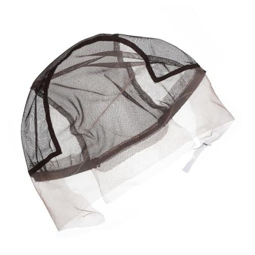 BAZEITFLOW Elastische Spitzen Perückenkappe aus Atmungsaktivem Mesh Verstellbares Haarnetz für Damen Bequemes Strapazierfähiges und Luftdurchlässiges Haarnetz für Perückenunterstützung von BAZEITFLOW