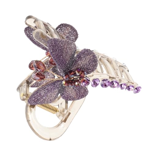 BAZEITFLOW Elegante Vintage Schmetterling Haarspange Damen Dicke Haarspangen Western Stil Halb Hoch Halb Runter Haarspangen von BAZEITFLOW