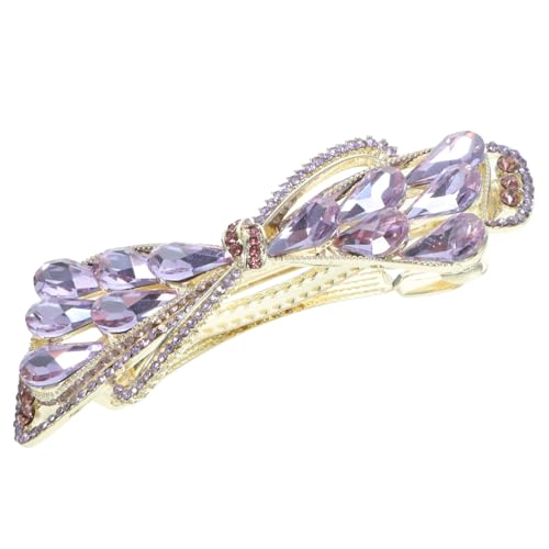 BAZEITFLOW Eleganter Haarschmuck Damen Strass Haarspange Frühling Clip Legierung Robust Modisch für Hochzeit Party Alltag Geeignet BAZEITFLOW Eleganter Haarschmuck Damen Strass Haarspange Frühling Clip Legierung Robust Modisch für Hochzeit Party Alltag Geeignet von BAZEITFLOW