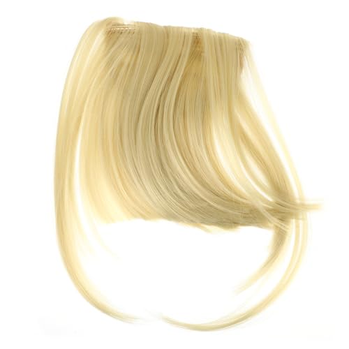 BAZEITFLOW Fake Air Bangs Clip in Haarteil Damen Natürlich Wirkende Haarfransen Atmungsaktiv Leicht Haarschmuck für Vielseitige Stylings bei Partys Hochzeit Alltag von BAZEITFLOW