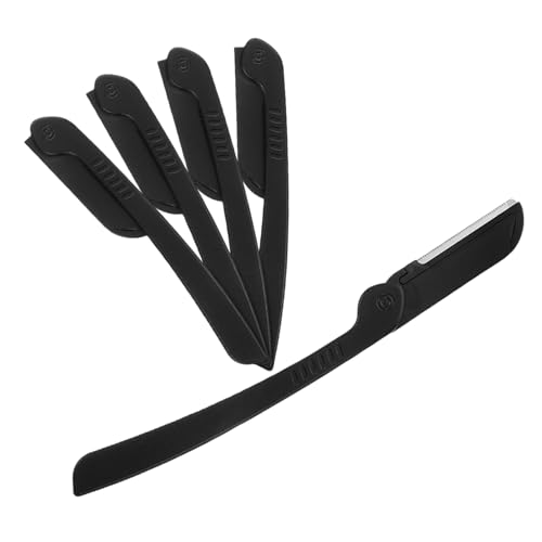 BAZEITFLOW Faltbarer Augenbrauenrasierer mit Schutznetz Wiederverwendbares Werkzeug zur Augenbrauenformung und Gesichtsrasur für Unterwegs Teiliges von BAZEITFLOW