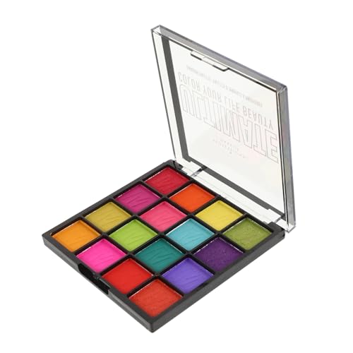 BAZEITFLOW Farben Lidschatten Palette Glitter Matte Hochpigmentiert Kompakt Tragbar Vielseitig für Theater make up für Alltag und Party von BAZEITFLOW