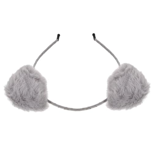 BAZEITFLOW Fluffy Tierohren Haarreif Elastisches Leichtes Stirnband mit Fuchsohren für Damen Karneval Kostümparty Dekoratives Accessoire Langlebig Modisches Haarband von BAZEITFLOW