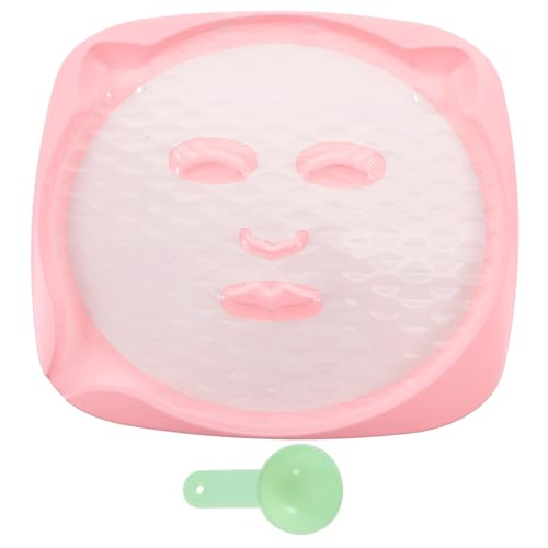 BAZEITFLOW Gesichtsmaske DIY Teilig mit Form und Messlöffel Anpassbare Maskenschalen für Frauen Hautfreundliche Langlebige Beauty Masken Formen für perfekten Sitz von BAZEITFLOW