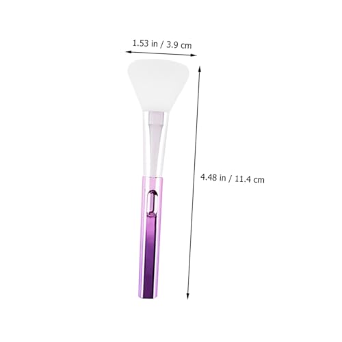 BAZEITFLOW Gesichtsmaskenpinsel mit Austauschbarem Kopf Weiche Silikon Applikatoren für Empfindliche Haut Wiederverwendbar Leicht zu Reinigen für Gesichtsmaske und Serum Anwendung von BAZEITFLOW