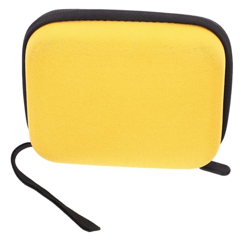 BAZEITFLOW Gitarre Plektrum Aufbewahrungstasche Eva Robust Gelb Pickhalter Organizer für Akustik Praktisch Langlebig ohne Zubehör Geeignet für Musiker Anfänger und Profis von BAZEITFLOW