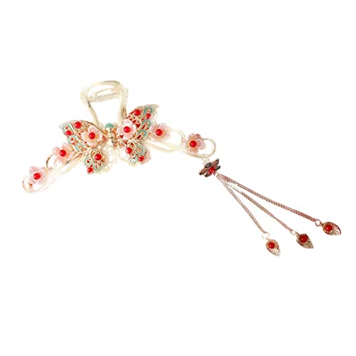 BAZEITFLOW Top-clip Für Haare Einfache Haarspange Stabiles Goldenes Neujahrs-stirnband Haarschmuck Für Frauen Pferdeschwanzhalter Ohrringe von BAZEITFLOW