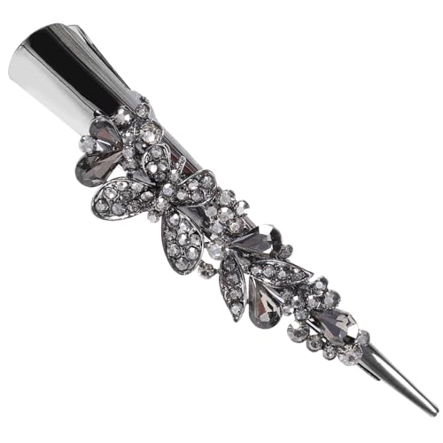 BAZEITFLOW Große Haarklammer Damen Retro Haarschmuck mit Strass Rutschfeste Haarklammer für Dickes und Eleganter Haarclip für Partys Hochzeiten und Alltag von BAZEITFLOW