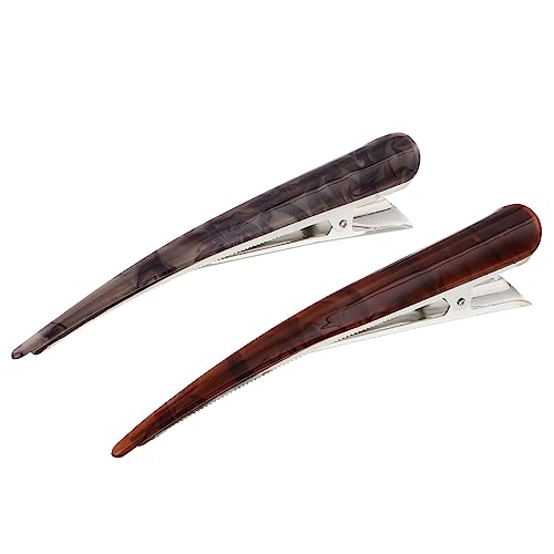 BAZEITFLOW 2stücke Haarspangen Für Färben Und Stylen Rutschfeste Haargriff-klammern Professionelle -klammern Haarfärbeklammern Zum Haare Trennen Friseursalonklammern Für Frauen Und von BAZEITFLOW