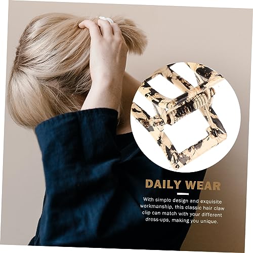 BAZEITFLOW Große Leopardenmuster Haarklammer für Dickes Haar Eleganter Vintage Haarkrallen Clip Rutschfeste Haarspange für Damen Modisches Styling Zubehör Robust und Schonend von BAZEITFLOW