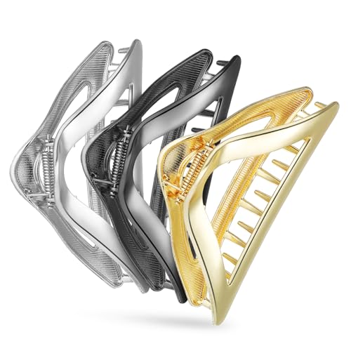 BAZEITFLOW 3stücke Große Haarklammern Für Dickes Haar Haarstyling-clips Dekorative Haarklammern Haar-accessoires Für Frauen Und Mädchen von BAZEITFLOW