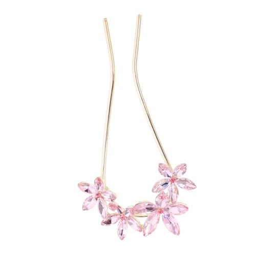 BAZEITFLOW Strass Haarnadel u Form Für Frauen Braut Haarschmuck Hochzeit Haar Styling Nadeln Mit Kristallen Für Erwachsene von BAZEITFLOW