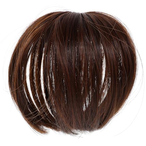 BAZEITFLOW Haartopper Clip für Frauen Kurzhaar Leichtes Chemisches Fasermaterial Natürlich Weiches Haarteil zur Abdeckung von Weißen Haaren Unsichtbar und Komfortabel Modischer Look für von BAZEITFLOW