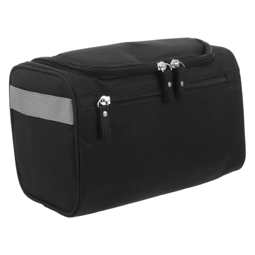BAZEITFLOW Hängende Kulturtasche für Herren Multifunktionale Wasch und Kosmetiktasche mit Integriertem Haken für Reisen Großer Stauraum für Shampoo Lotionen und Mehr von BAZEITFLOW
