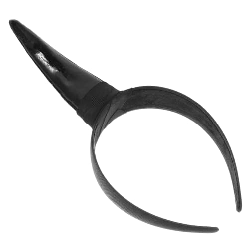 BAZEITFLOW Halloween Hörner Haarreif für Erwachsene Einseitiges Kunsthorn Stirnband Leichtes Kostüm Kopfstück für Karneval Cosplay Party und Halloween Verkleidung von BAZEITFLOW