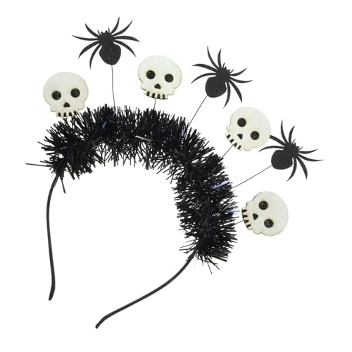 BAZEITFLOW Halloween Schädel Kopfhaarreif Cosplay Haarreifen Party Accessoire für Kostümfest Halloween Dekoration Geeignet für Themenpartys Kostümpartys und Fotoshootings von BAZEITFLOW