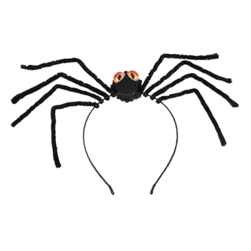 BAZEITFLOW Halloween Spinnen Haarreif Orange Leichtgewichtiger Gothik Haarschmuck Für Karneval Cosplay Party Maskerade von BAZEITFLOW