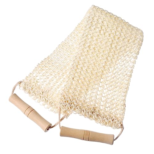 BAZEITFLOW Doppelseitiger Peeling-rückenschrubber Aus Jute Tragbares Badetuch Für Effektive Hautreinigung Und Exfolierende Pflege Im Badezimmer von BAZEITFLOW