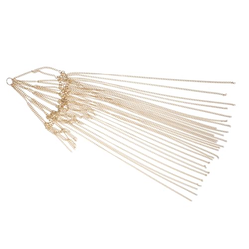 BAZEITFLOW Kopfkette Damen Goldfarbene Metalllegierung mit Langem Quasten Design Leichter Haarschmuck für Hochzeit Party Cosplay und Alltag Modisches Accessoire für Frauen und Mädchen BAZEITFLOW Kopfkette Damen Goldfarbene Metalllegierung mit Langem Quasten Design Leichter Haarschmuck für Hochzeit Party Cosplay und Alltag Modisches Accessoire für Frauen und Mädchen von BAZEITFLOW