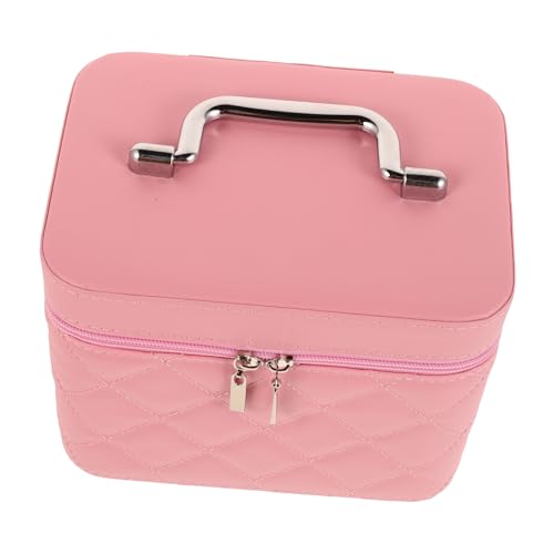 BAZEITFLOW Kosmetikkoffer mit Großem Fassungsvermögen und Tragbarem Griff Multifunktionaler Schminkkoffer für Reisen und Zuhause Praktischer Make up Organizer für Damen und Herren von BAZEITFLOW