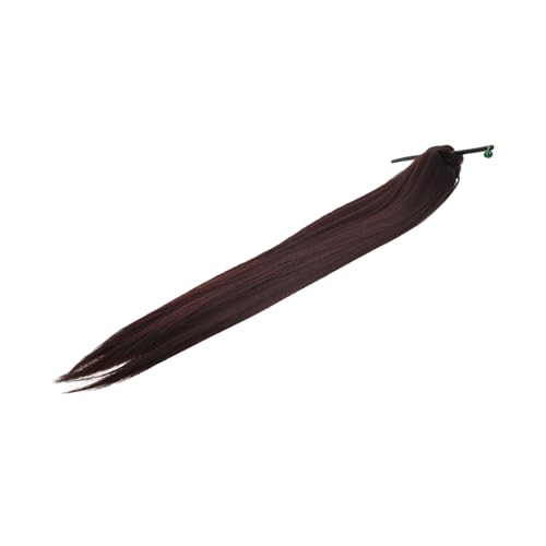 BAZEITFLOW Geflochtener Pferdeschwanz Haarteil Für Damen Lange Clip Extension Braun Für Und Qipao Natürliches Aussehen Für Traditionelle Kleidung Und Besondere Anlässe von BAZEITFLOW
