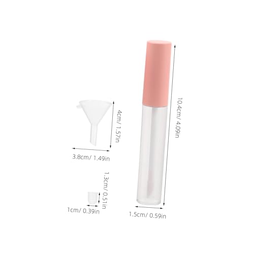 BAZEITFLOW Leere Make Up Behälter Set mit Transparentem Eyeliner Tube Mascara Flasche Lipgloss Tube und Trichtern Tragbar Vielseitig für DIY Kosmetik und Einfache Produktübertragung von BAZEITFLOW