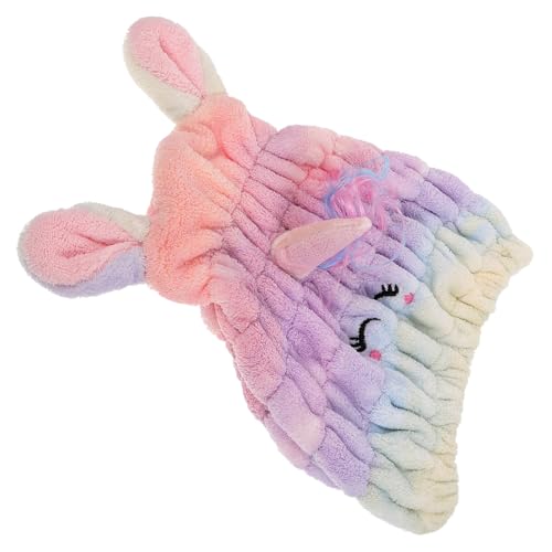 BAZEITFLOW Mikrofaser Haarturban Einhorn Weich Saugfähig Schnelltrocknend Damen Badekappe Haarhandtuch Haar Trocknen Haarkappe für Dusche Spa und Alltag BAZEITFLOW Mikrofaser Haarturban Einhorn Weich Saugfähig Schnelltrocknend Damen Badekappe Haarhandtuch Haar Trocknen Haarkappe für Dusche Spa und Alltag von BAZEITFLOW