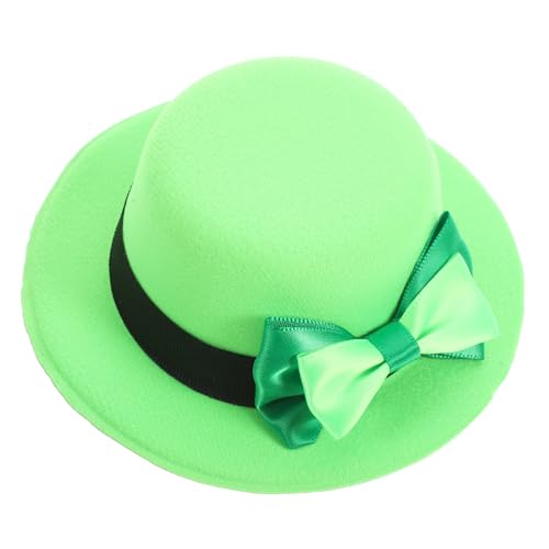 BAZEITFLOW Mini Grüner Kleeblatt Haarclip Kleine Damen Hut Haarschmuck für Patrick's Day Festlich Vielseitig Tragbar Geschenkidee von BAZEITFLOW