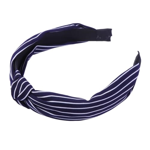 BAZEITFLOW Minimalistisches Stirnband mit Knoten Eleganter Gestreifter Haarreif für Frauen und Mädchen Leichtes Rutschfestes Haarschmuck accessoire Bequemes Unisex design für Alltag und von BAZEITFLOW
