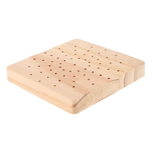 BAZEITFLOW Nagelbohrer Bit Aufbewahrungsbox aus Holz mit Design Organizer für Nagelfräser Bits Praktischer Bohrerhalter für Nagelstudio und Heimgebrauch Stilvoll und Effizient von BAZEITFLOW