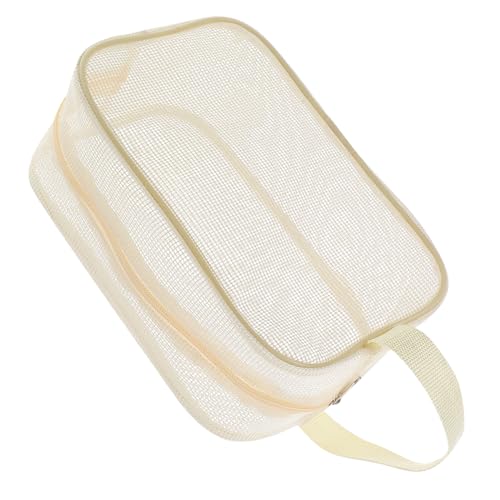 BAZEITFLOW Netz-Kosmetiktasche Für Reise Tragbare Aufbewahrungstasche Aus Mesh Geeignet Als Sporttasche Camping-Organizer Und Hängende Badezimmer-netztasche Für Frauen Und Mädchen von BAZEITFLOW