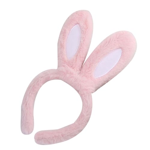 BAZEITFLOW Niedliches Hasenohren Haarband aus Weichem Material Leicht und für Mädchen als Bunny Headband für Ostern Geburtstagsfeiern und Kostüm Accessoire Vielseitig Einsetzbar bei Partys von BAZEITFLOW