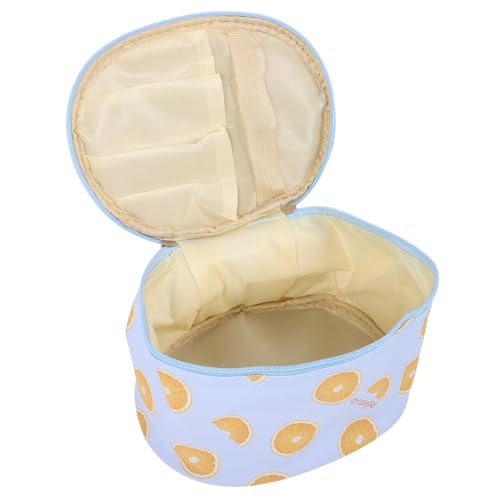 BAZEITFLOW PU Kosmetiktasche mit Avocado Motiv Große Kapazität Leichte und Langlebige Make up Tasche Tragbarer Organizer für Damen für Reisen und Outdoor aktivitäten von BAZEITFLOW