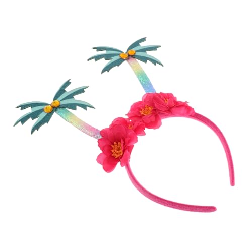 BAZEITFLOW Palmbaum Haarreif Damen Leichtes Weiches Stirnband für Hawaii Party Karneval Strandurlaub Luau Kostüm Accessoire Komfortabel und Vielseitig für Sommer Festivals von BAZEITFLOW