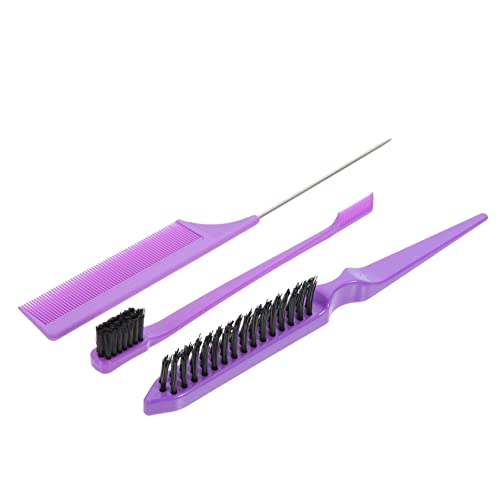 BAZEITFLOW Professioneller Dreireihiger Haarschneidekamm mit Doppelter Spitze Bruchsicher Glatte Oberfläche für Styling Färben DIY und Tägliche Anwendung Geeignet für Damen und Herren von BAZEITFLOW