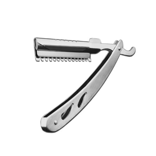 BAZEITFLOW Rasierer Rasieren Augenbraue Vintage-Friseurwerkzeuge Vintage Friseur Rasiermesser Werkzeug zum Formen Bartes Rasiermesser für Friseur Bartschaber Zufällige Farbe von BAZEITFLOW
