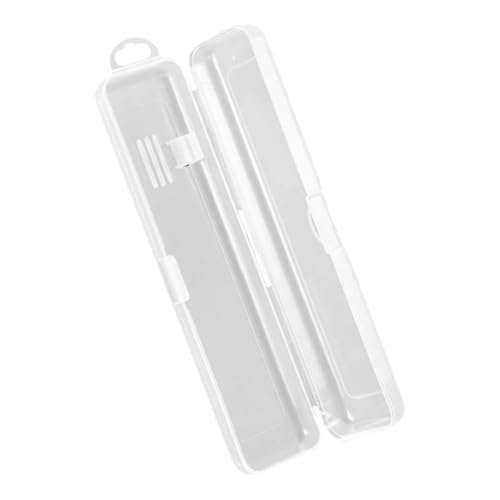 BAZEITFLOW Reisefreundliches Zahnbürstenetui aus Robustem Kunststoff Wiederverwendbar Kompakt und Leicht als Zahnbürsten Organizer für Reisen Business und Picknick von BAZEITFLOW