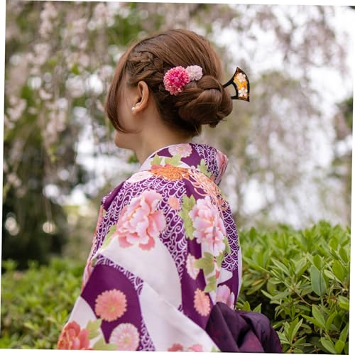 BAZEITFLOW Retro Chinesische Haarnadel U Förmig aus Acryl Vintage Haarspange für Damen Braut Haarschmuck Antikes Design Geeignet für Partys Festival und Fotografie von BAZEITFLOW