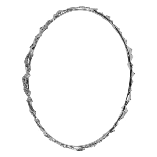 BAZEITFLOW Retro Gewelltes Metall Haarband Non Slip Vintage Haarreifen mit Gedrehtem Crown Design Komfortables Geflochtenes Stirnband für Damen und Mädchen für Styling Make Up und von BAZEITFLOW