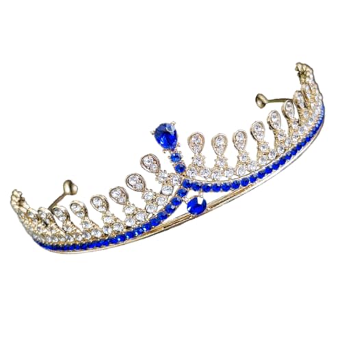 BAZEITFLOW Rhinestone Braut Tiara Haarschmuck Damen Kopfschmuck Hochzeit Party Prinzessin Accessoire für Brautjungfern und Mädchen von BAZEITFLOW