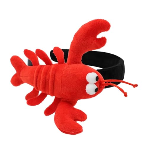 BAZEITFLOW Rotes Haarband mit Lustigem Hummer Design Weiches Haarreif für Frauen Modisches Langlebiges Accessoire zum Waschen Gesichts für Alltag Geeignet von BAZEITFLOW