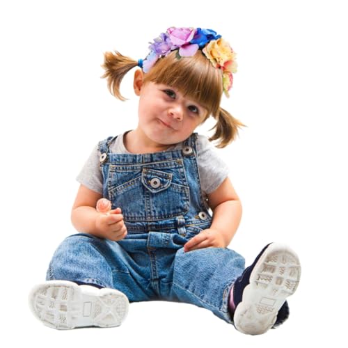 BAZEITFLOW Simulation Haarband Blumen Haarschmuck Damen Halloween Party Haarreif Stirnband für Kostüm und Fest in Gelb von BAZEITFLOW