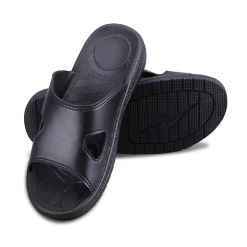 BAZEITFLOW Static Hausschuhe Damen PU Sohle Rutschfest Komfortabel Geeignet für Saubere Räume und Statische Entladung von BAZEITFLOW