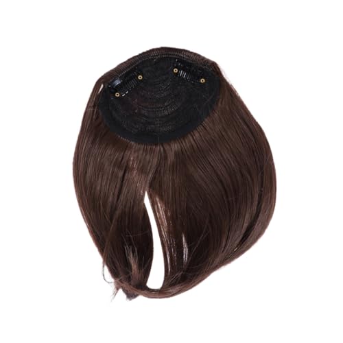 BAZEITFLOW Synthetische Perücken Für Frauen Einteilig Mit Fransen Zum Anklipsen Haarverlängerung Für Stirn Geeignet Für Alltag Partys Und Kostüme von BAZEITFLOW